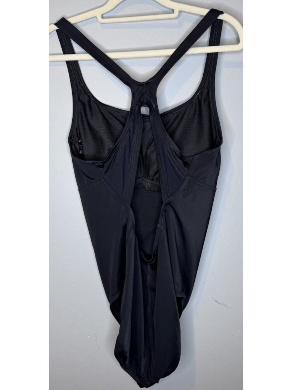 Women’s Nike One Piece Swimsuit XL Black Open Back Swimwear Bathing Suit - Picture 2 of 4